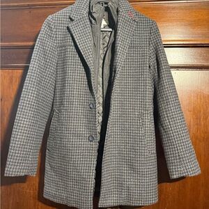 Appaman Charcoal Houndstooth Pea Coat